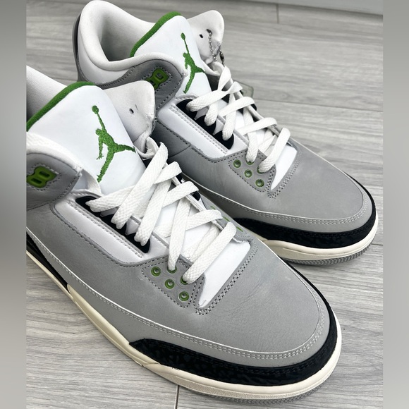 Nike Air Jordan 3 Retro Grey US Size 10 - Picture 3 of 7